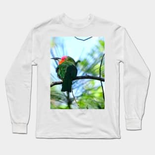 A SPLASH OF RED BEARDED BEE EATER Long Sleeve T-Shirt